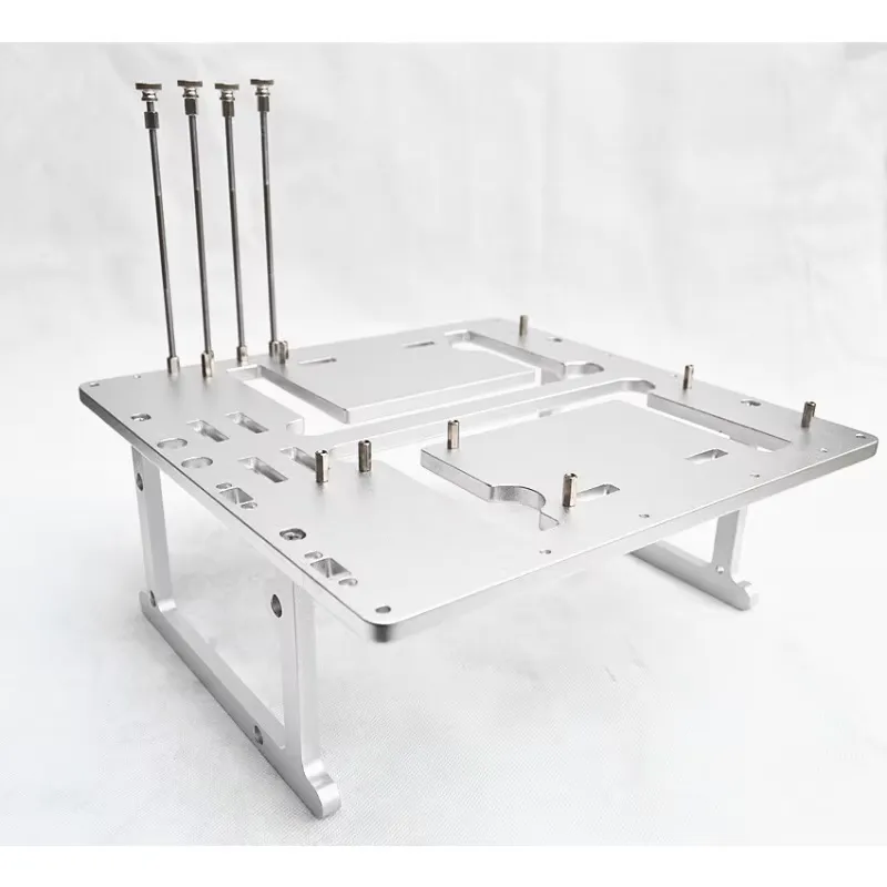 Aluminum Open Frame Test Bench Water Cooling - Açık Çerçeveli Alüminyum MATX Test Tezgahı