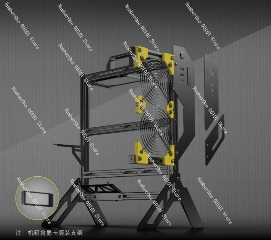 Kendin Yap Açık Çerçeveli Alüm - Aluminum Open Frame Test Bench Water Cooling incelemesi ve fiyatı
